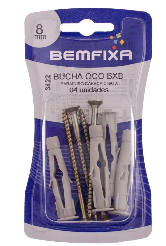 Paraf 08mm Cch Oco Bemfixa 3422