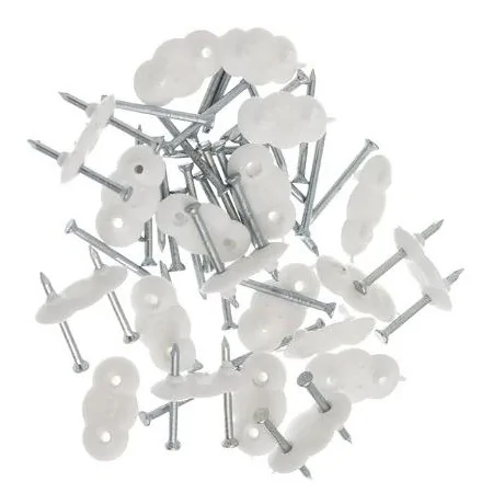 Jogo de Fixa Cabo Duplo Branco com Prego de Aço FORD F600 20 Peças - BEMFIXA 4011