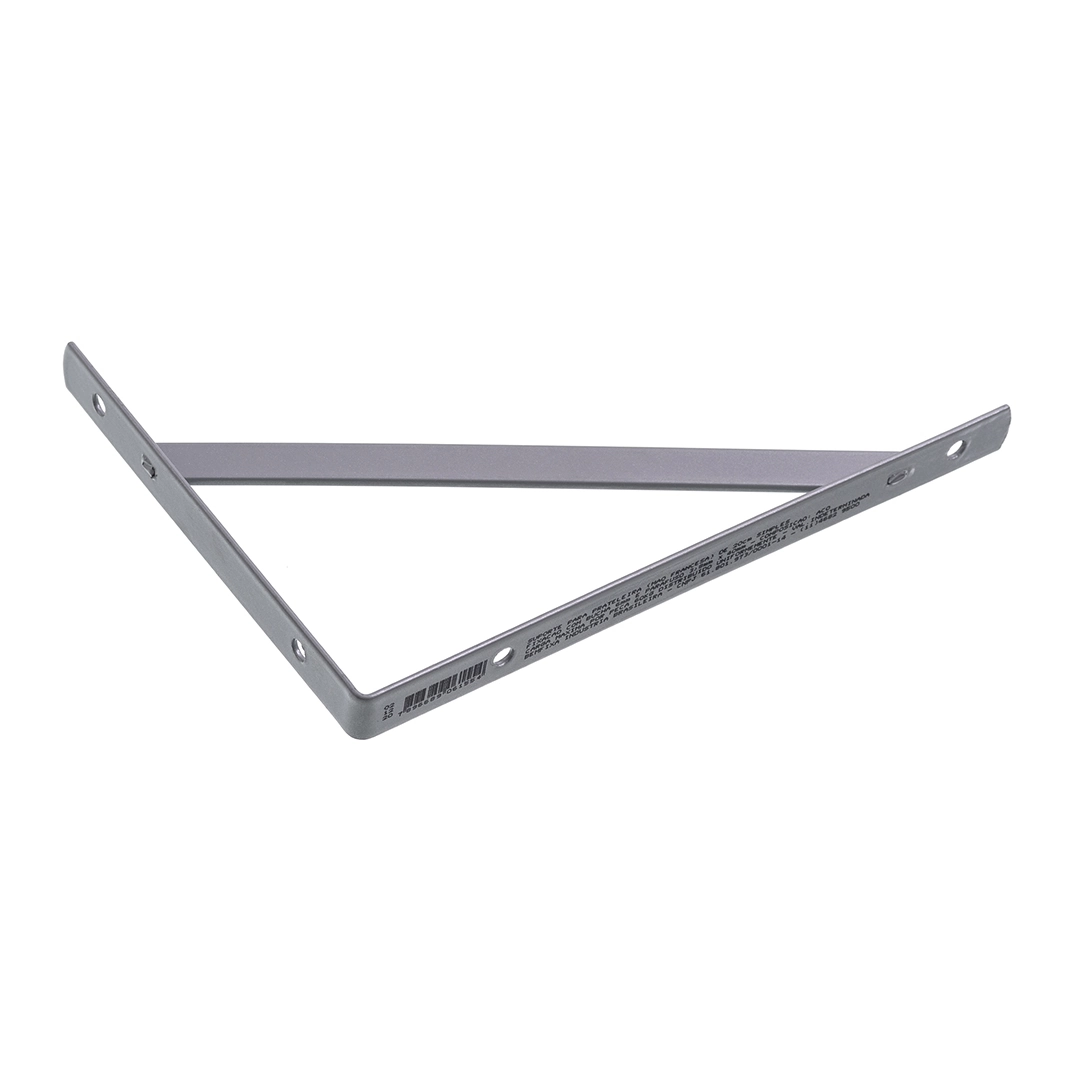 Suporte Simples Mão Francesa 20cm Prata Bemfixa
