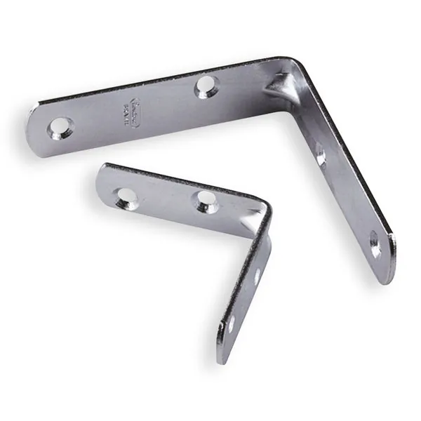 Cantoneira para Móveis 70mm Abas Iguais Aço Zincado Viva Bricolage
