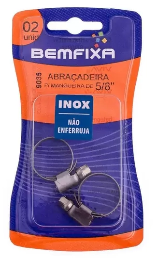 Abracadeira Ferro Mangueira 5 8 Ct 7074 Bemfixa