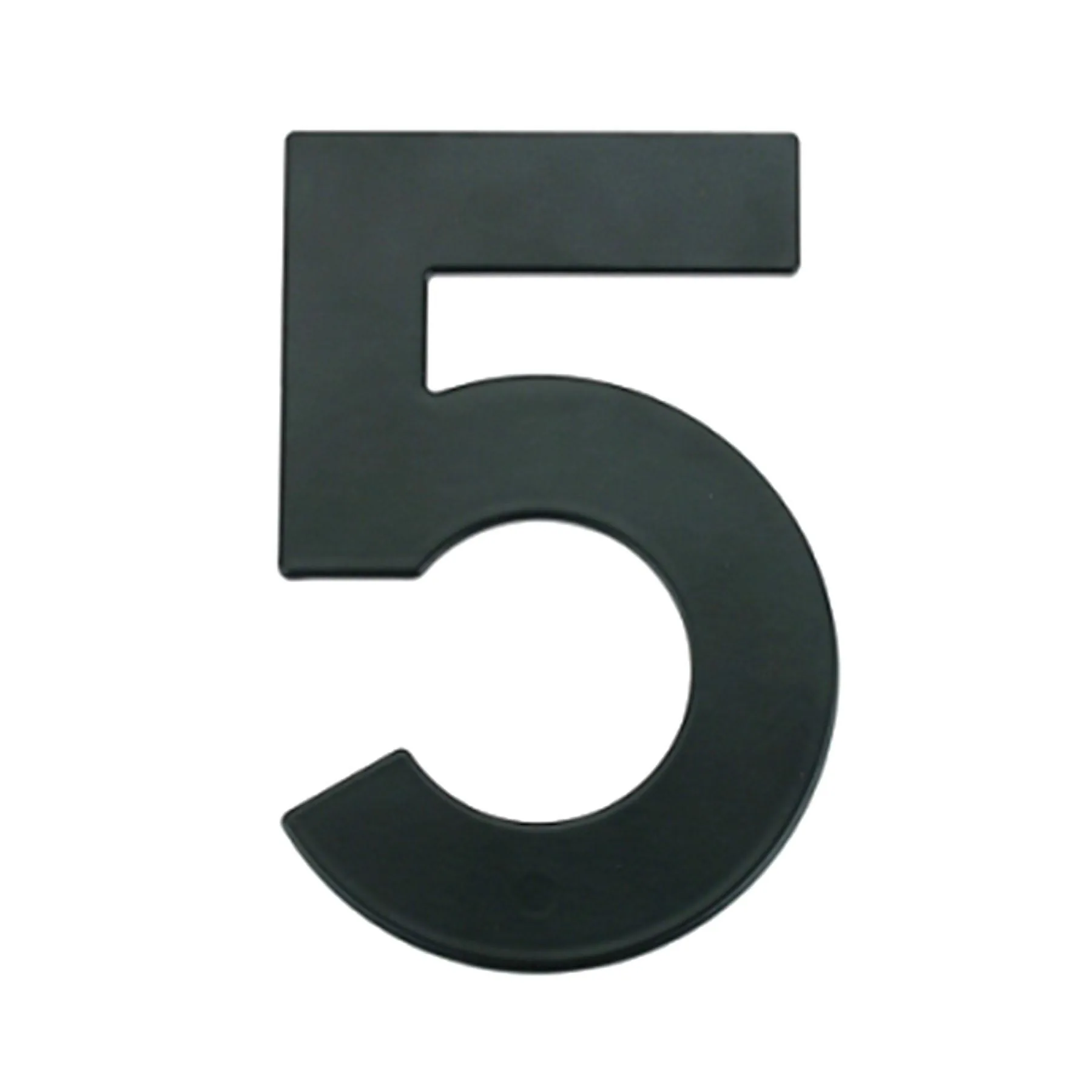 Número "5" 14,5cm Aço Preto Viva Bricolage