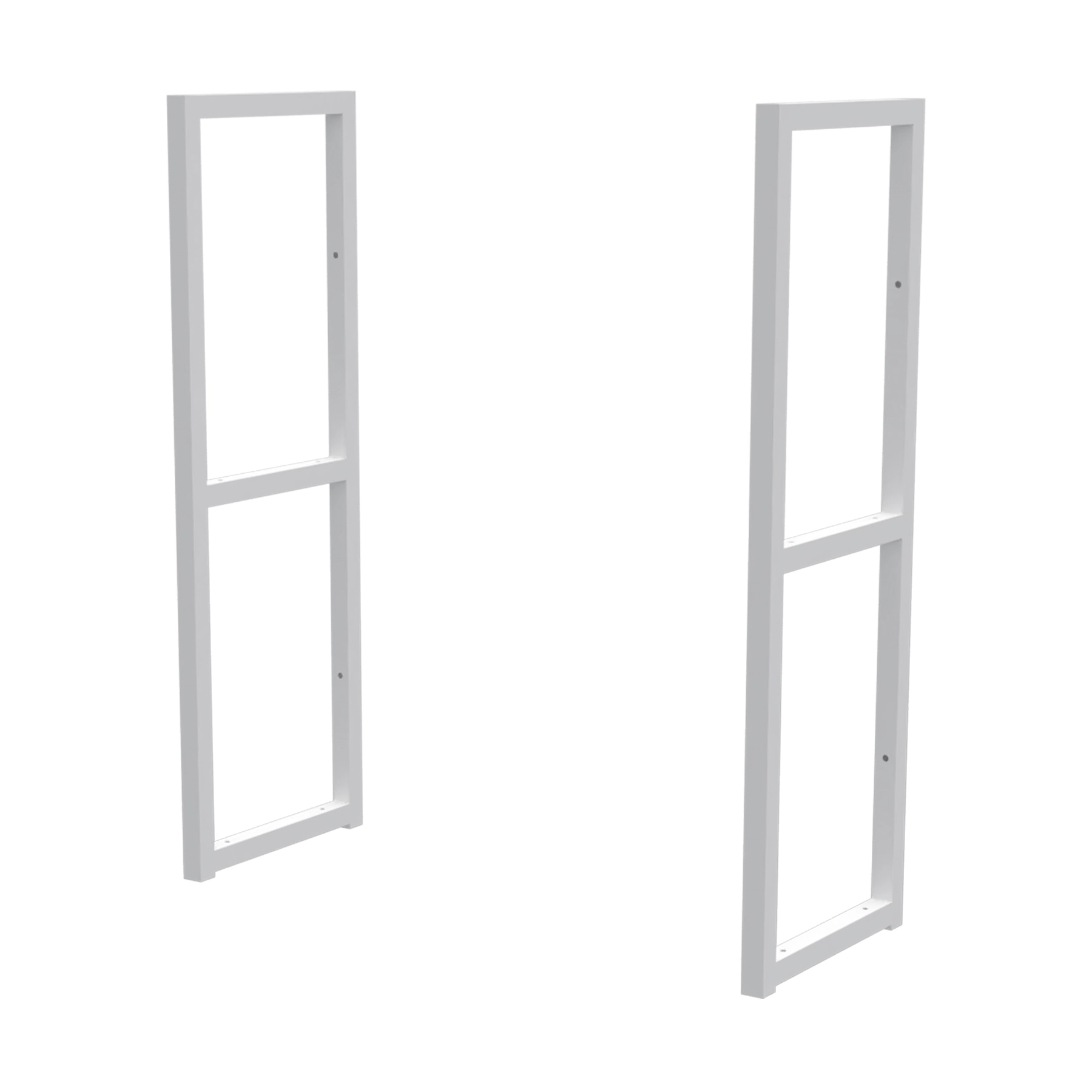 Quadro Linha Industrial Branco para 2 Prateleiras 24,2x2x70cm QIP1-6020B Brasforma