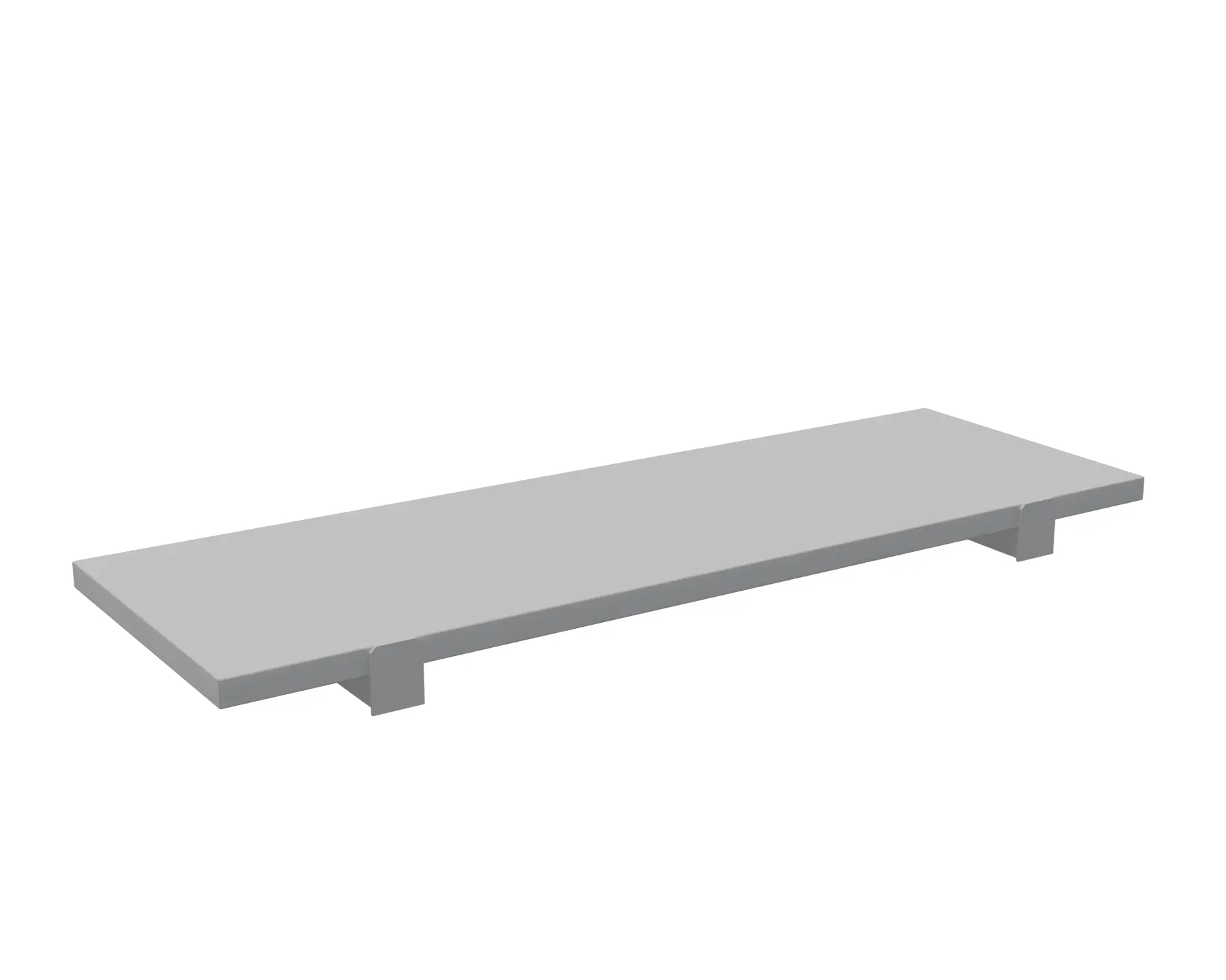 Suporte Industrial Branco 01 Prateleira 60x25 Brasforma