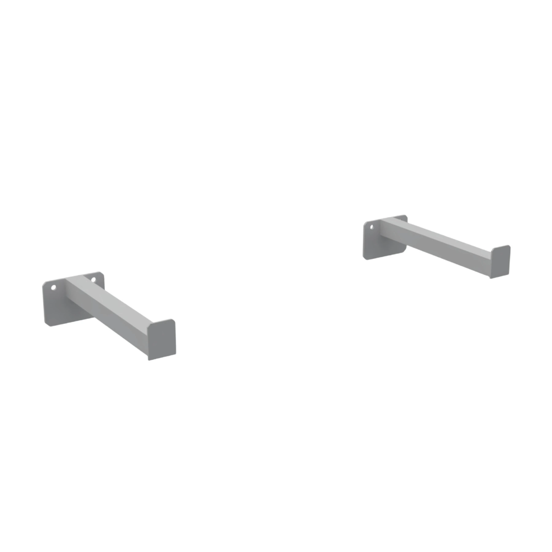 Suporte Industrial Branco 200mm com Solapa Brasforma