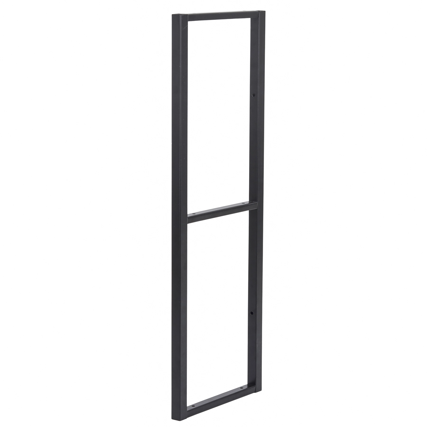 Quadro Linha Industrial Brasforma 60x20cm Aço Preto para 2 Prateleiras QIP1-6020