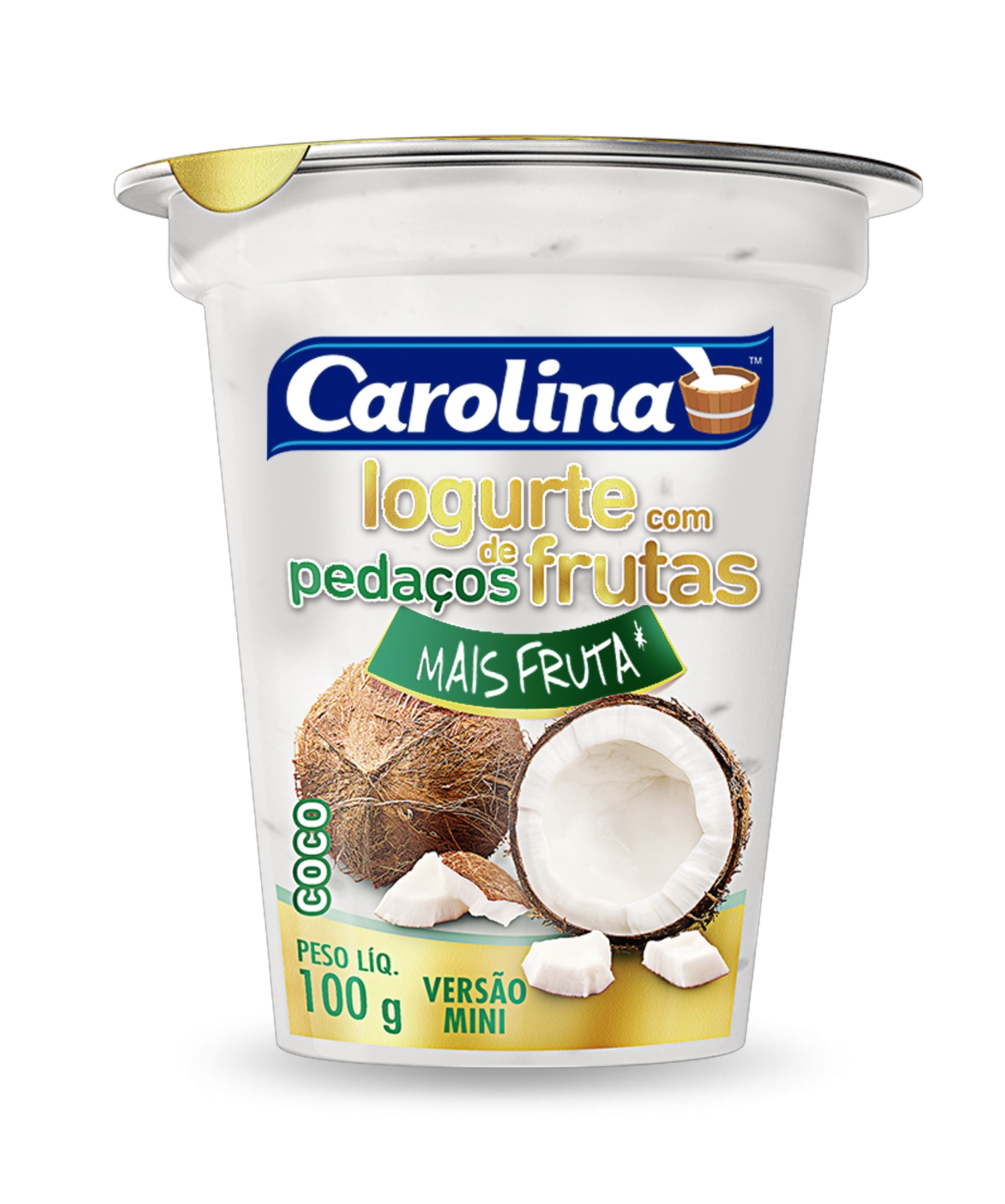 Iog Carolina Pedacos Coco 100g