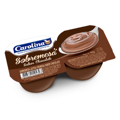 Sobremesa Carolina Sabor Chocolate 180g