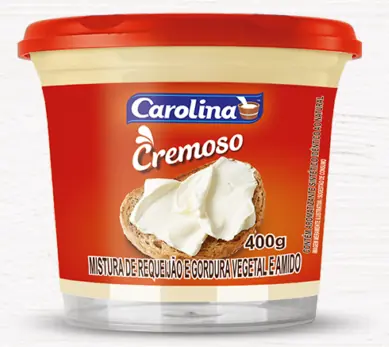 Requeijao Cremoso Carolina Gordura Vegetal/amido 400g