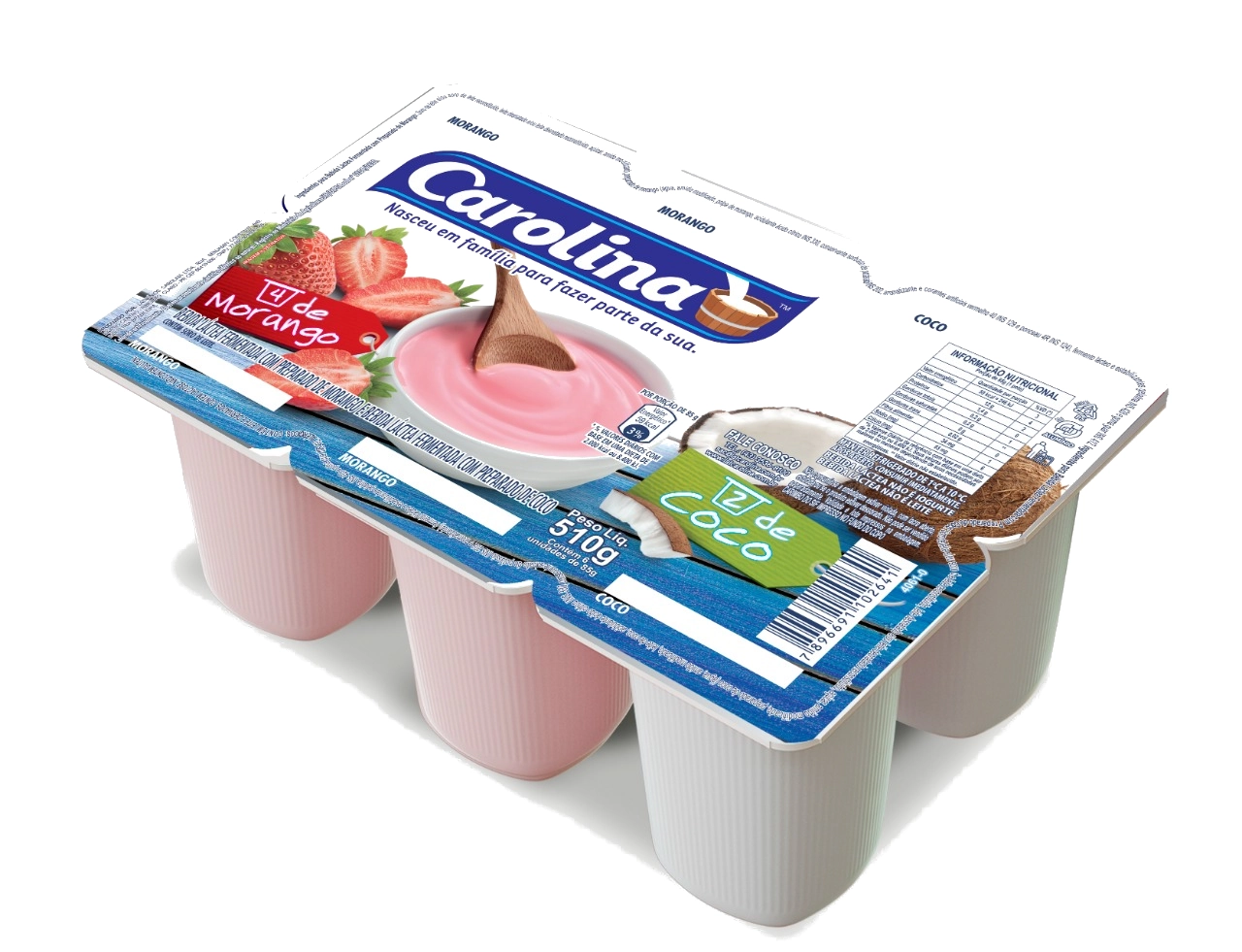 Beb.lactea Very Gurt 360g Morango/coco