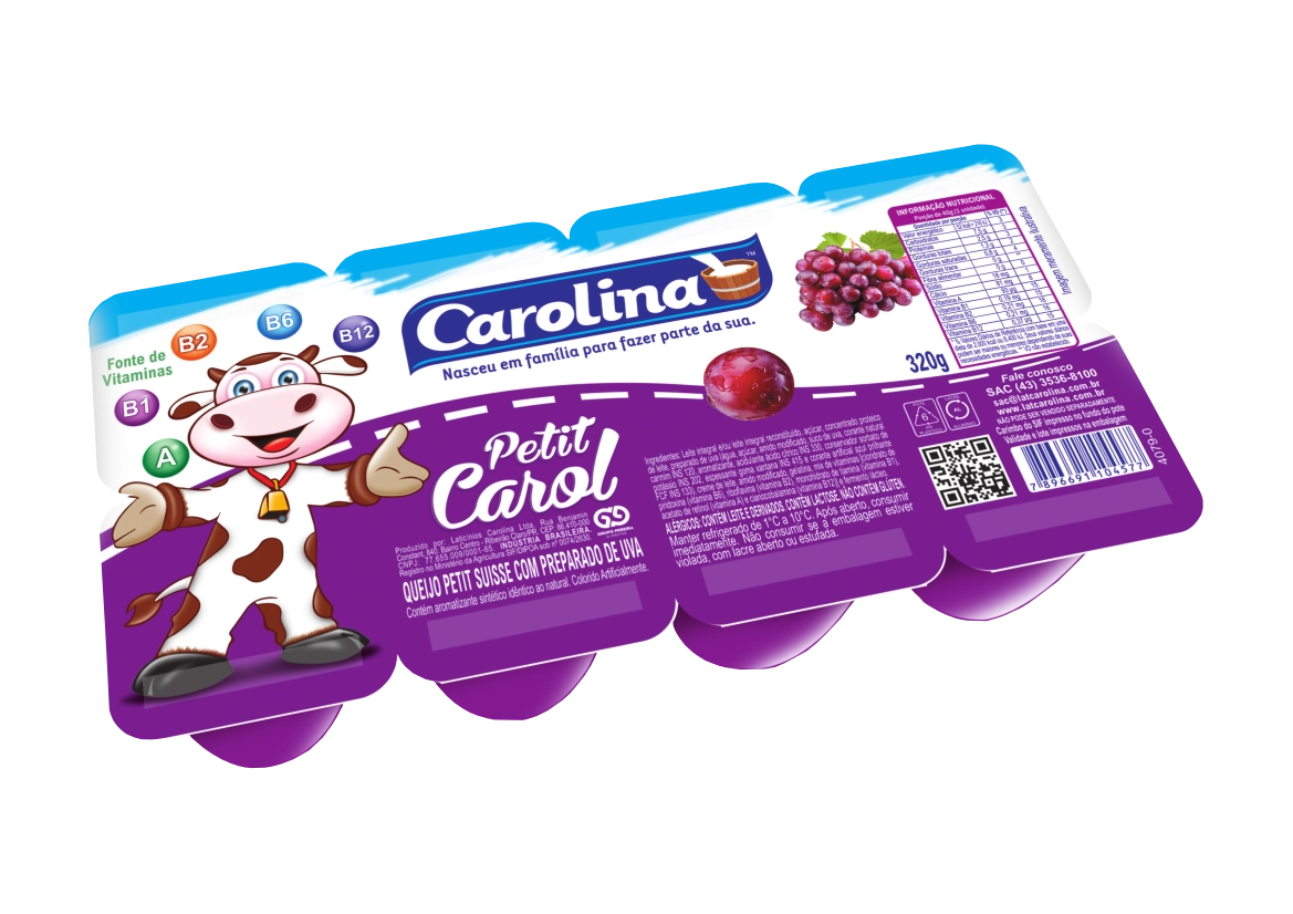 Petit Suisse Uva Bandeja Carolina 320g