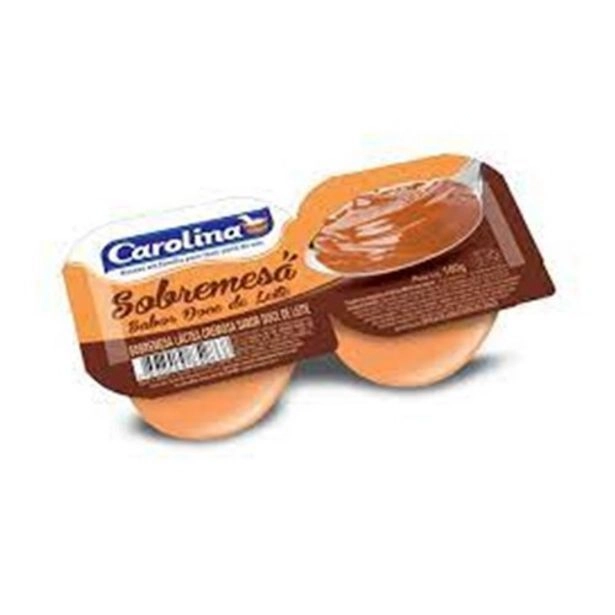 Sobremesa Láctea Pudim Leite Calda Caramelo Carolina Pote 115g