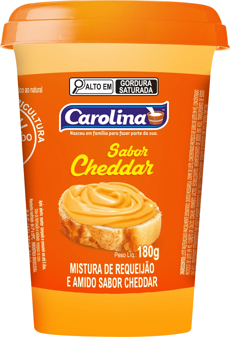 Mist.req Carolina Sabor Cheddar 180g