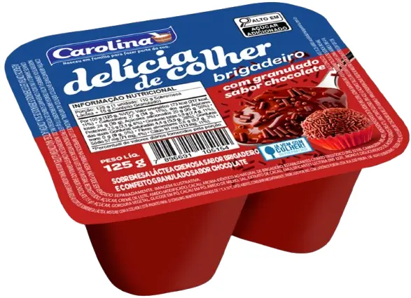 Sobrem Crem Carolina Brigadeiro 125g