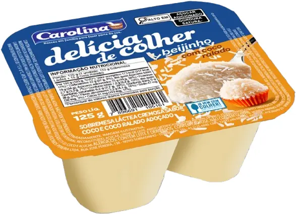 Sobrem Crem Carolina Beijinho 125g