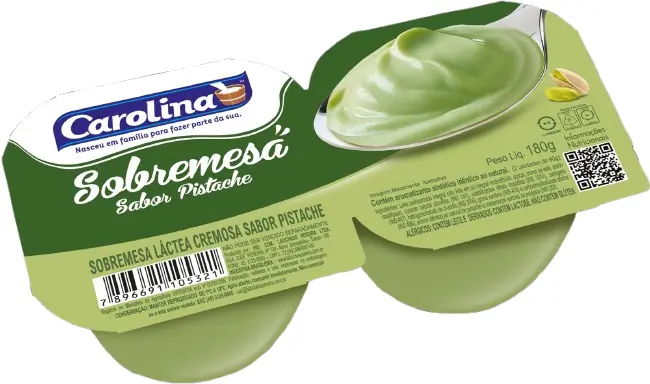 Sobrem Cremosa Carolina Pistache 180g