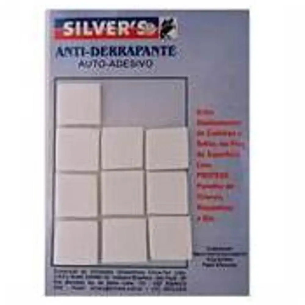 Protetor Piso Quad Peq 25x25cm Silver S