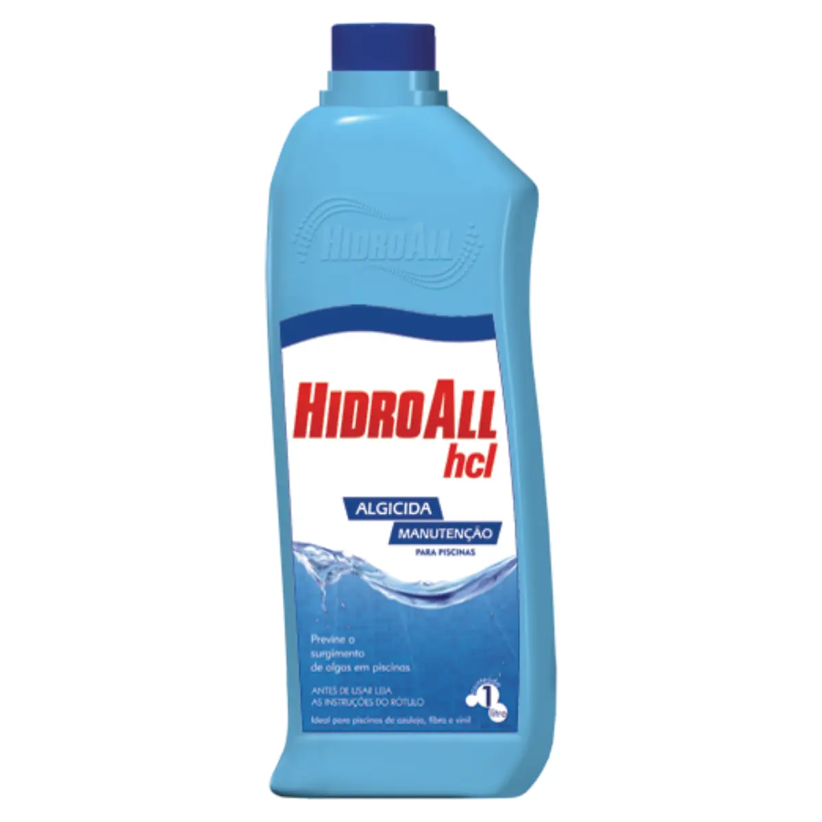 Algicida Manutencao Hcl Hidroall 1 Litro