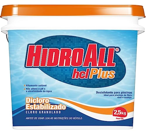 Balde Cloro Hcl Plus, Balde 2,5kg