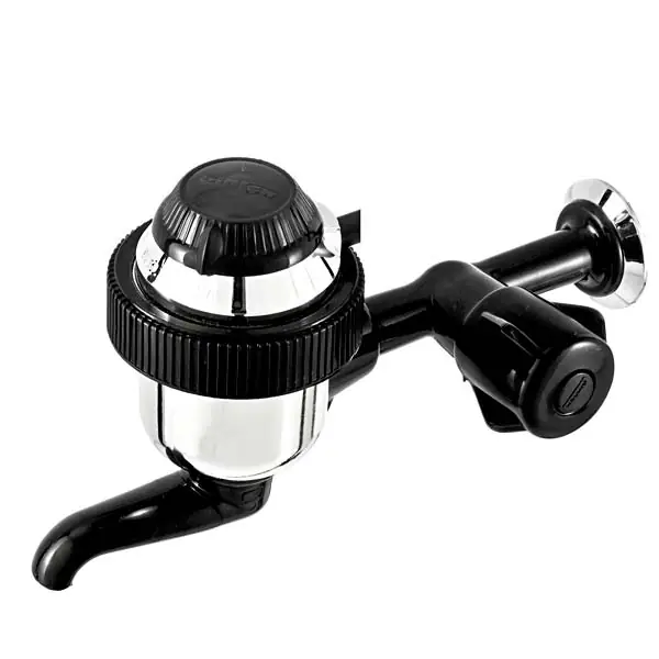 Torneira Elétrica Parede Bica Baixa Cromada e Preta 127V (110V) E100 Sintex