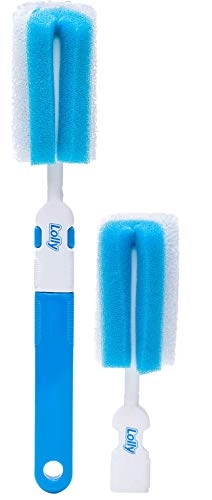 Escova Limpeza 7082 01 Az C/ 2 Esponja Lolly Baby