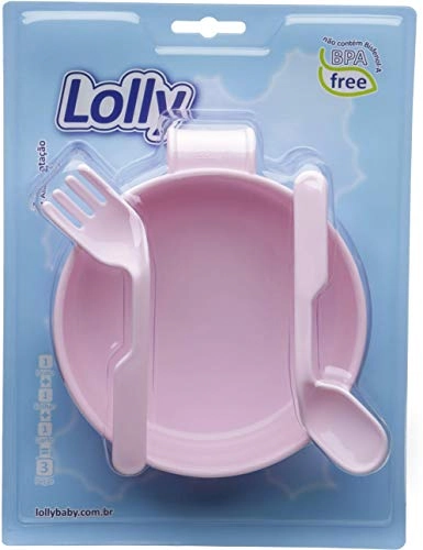 Kit Alimentacao Lolly Tip Rosa