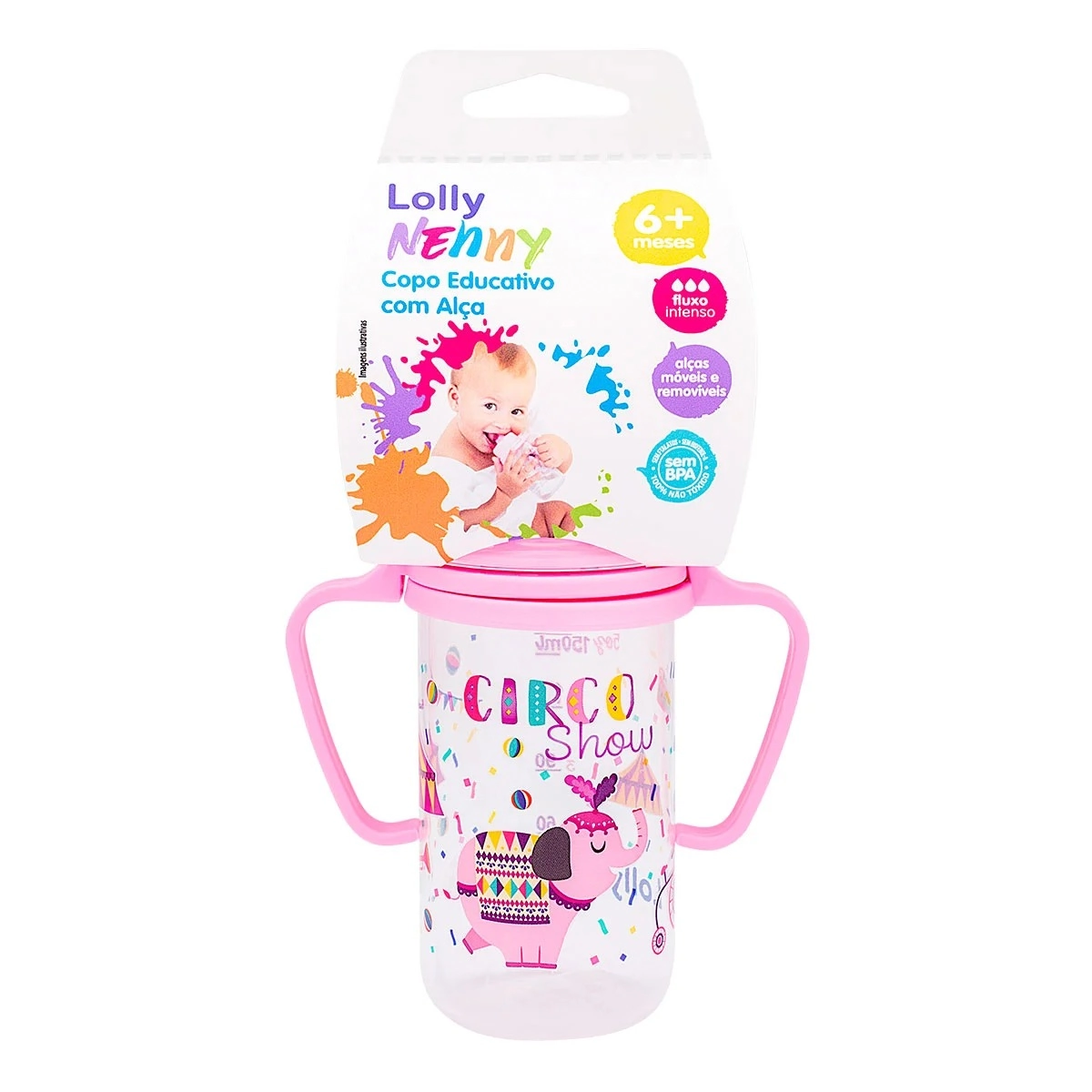 Copo Lolly Rosa