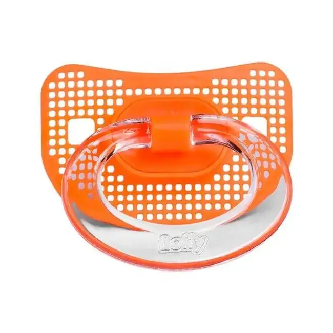Chupeta Lolly Net Silicone Ortodontico T2 Laranja Ref.5515 01 Un