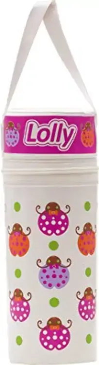 Porta Mamadeira Lolly Zoo Cor De Rosa Com 1 Unidade