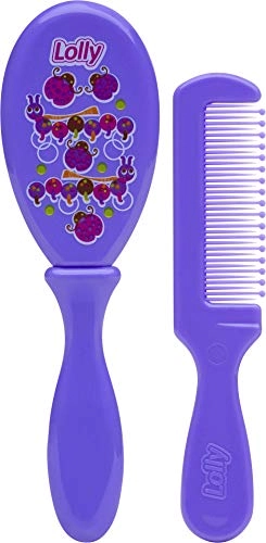 Conjunto Inf Lolly Escova/pente Plus Lilas