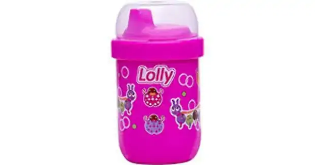 Copo Plast Lolly 250ml Antivaz Zoo Rosa Ref 7103