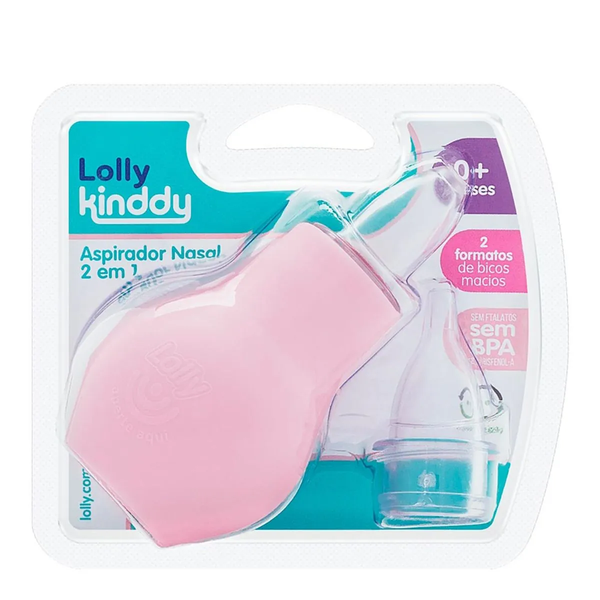 Aspirador Nasal Rosa Lolly Kinddy