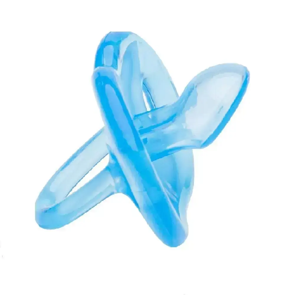 Chupeta Silicone 0 a 6 Meses Tam 1 Azul - Lolly Baby