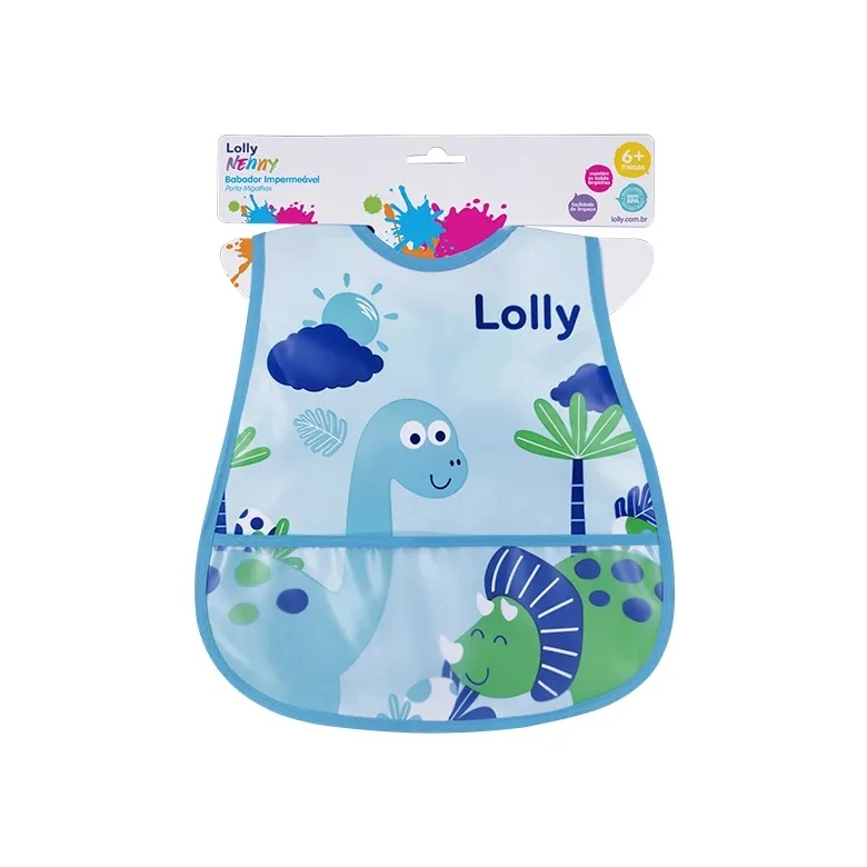 Babador Impermeavel Lolly Azul