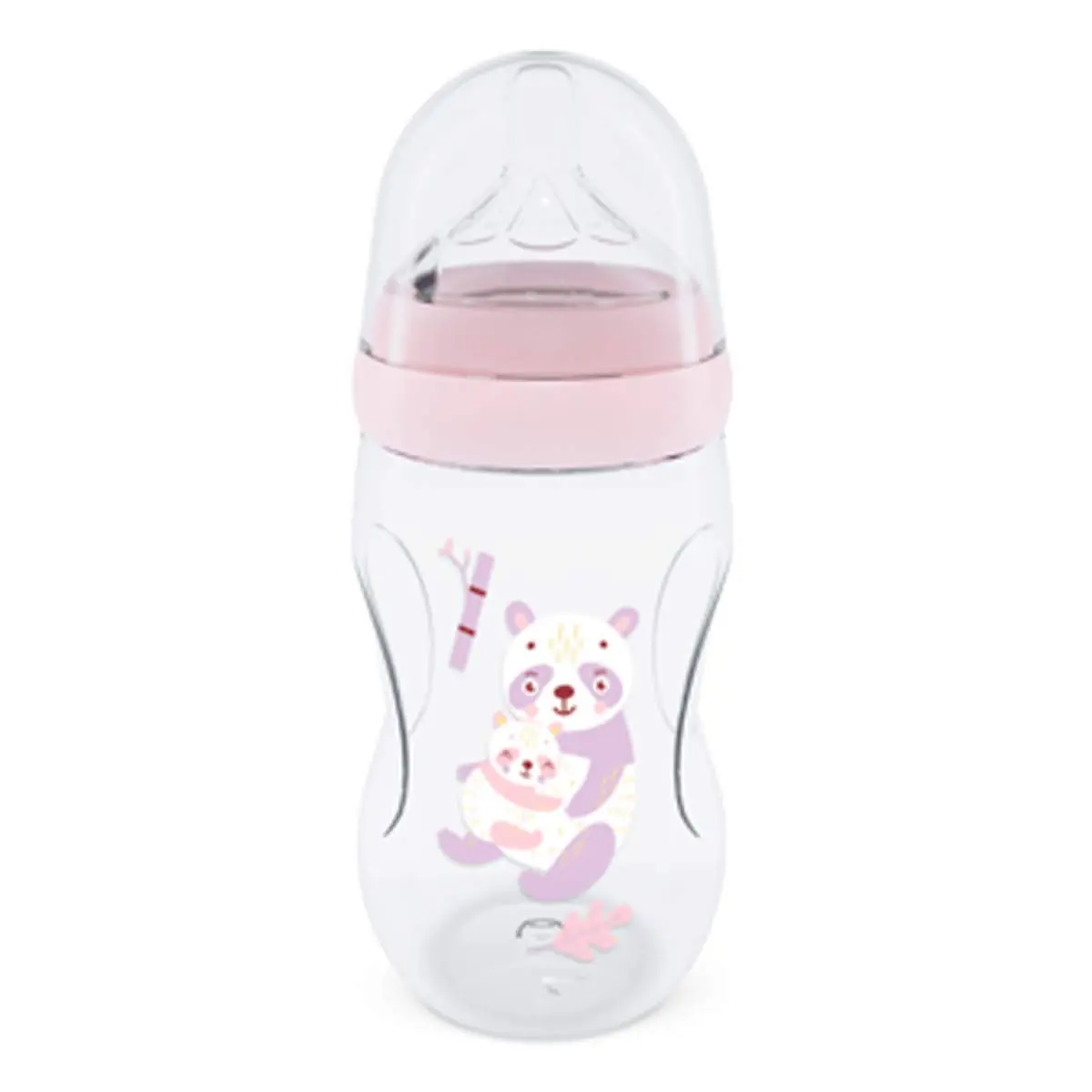 Mamadeira Lolly Kinddy Nature 4m+ Rosa 330ml