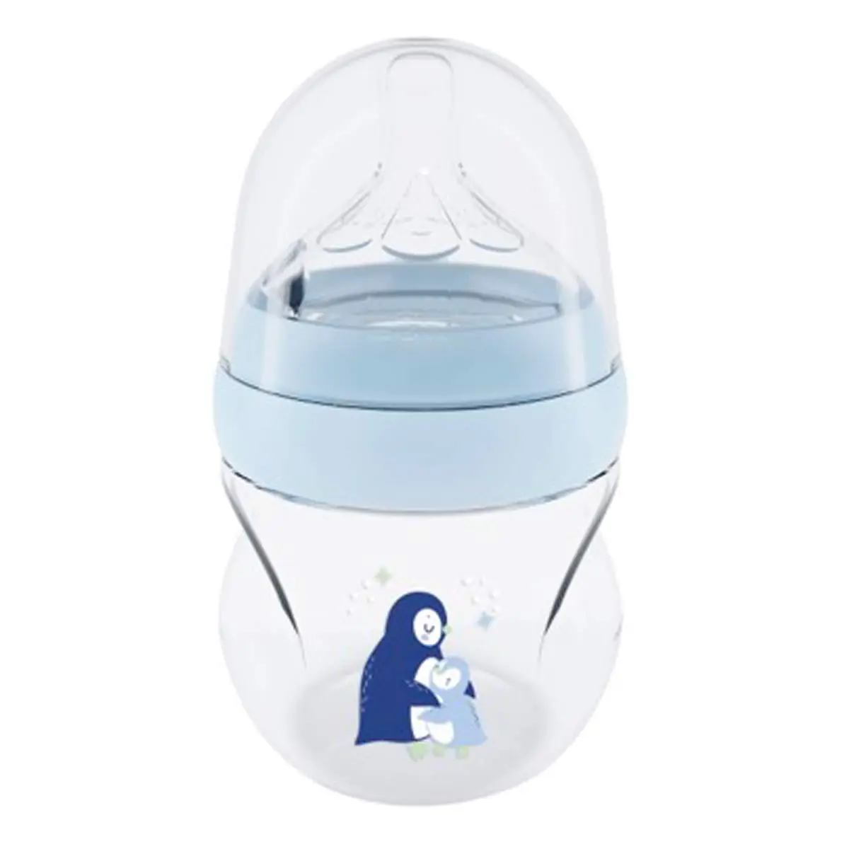 Mamadeira Lolly Nature Azul Ureaflow 130ml
