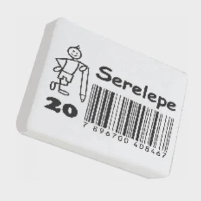 Envelope C/3 Unid. Borracha Branca B 60 Serelepe