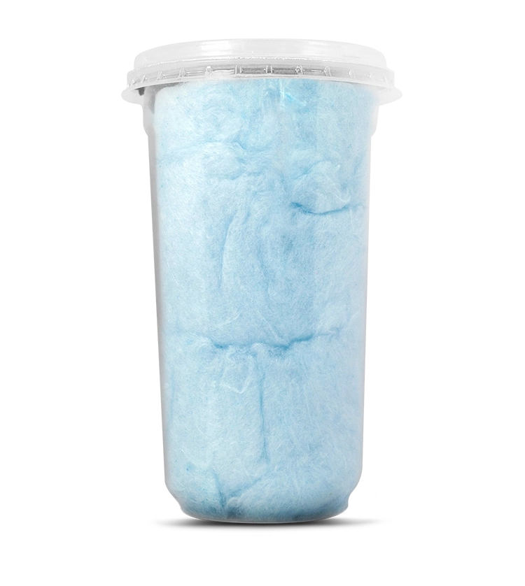 Caixa Algodao Doce S/r Azul Tutti Frutti 8x6x20g