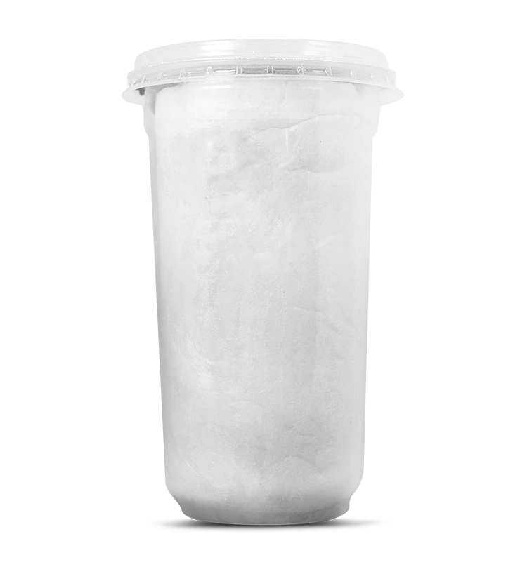 Caixa Algodao Doce S/r Branco Neutro 8x6x20g