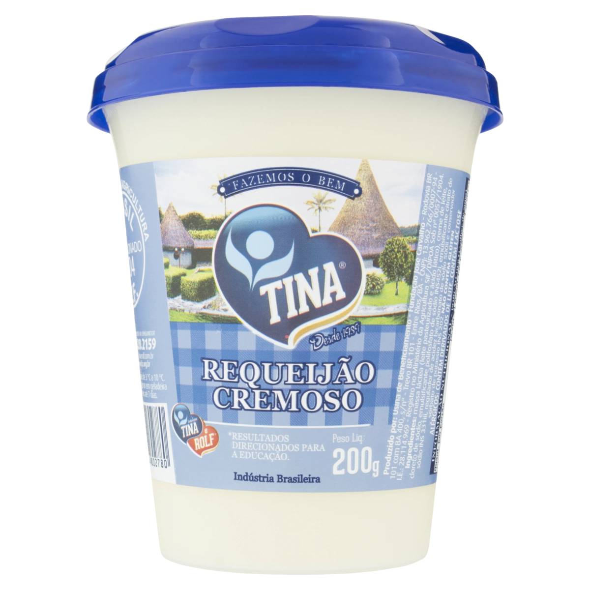 Requeijão Cremoso Tina Copo 200g