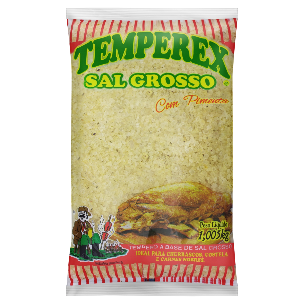 Sal Grosso Temperado Temperex Pacote 1,005kg
