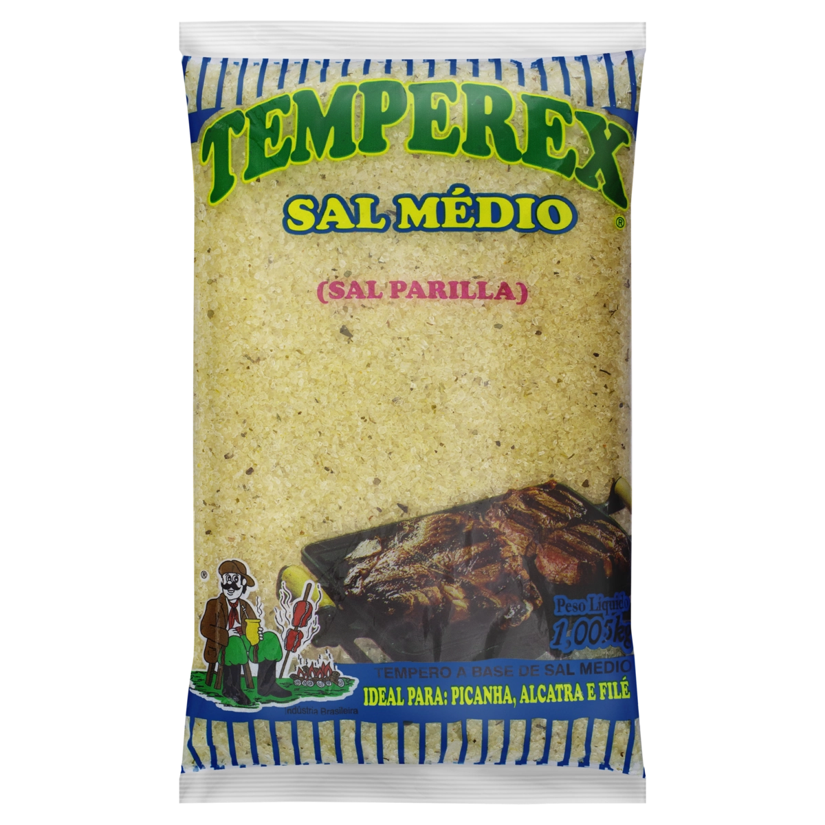 Sal De Parrilla Temperex Pacote 1,005kg