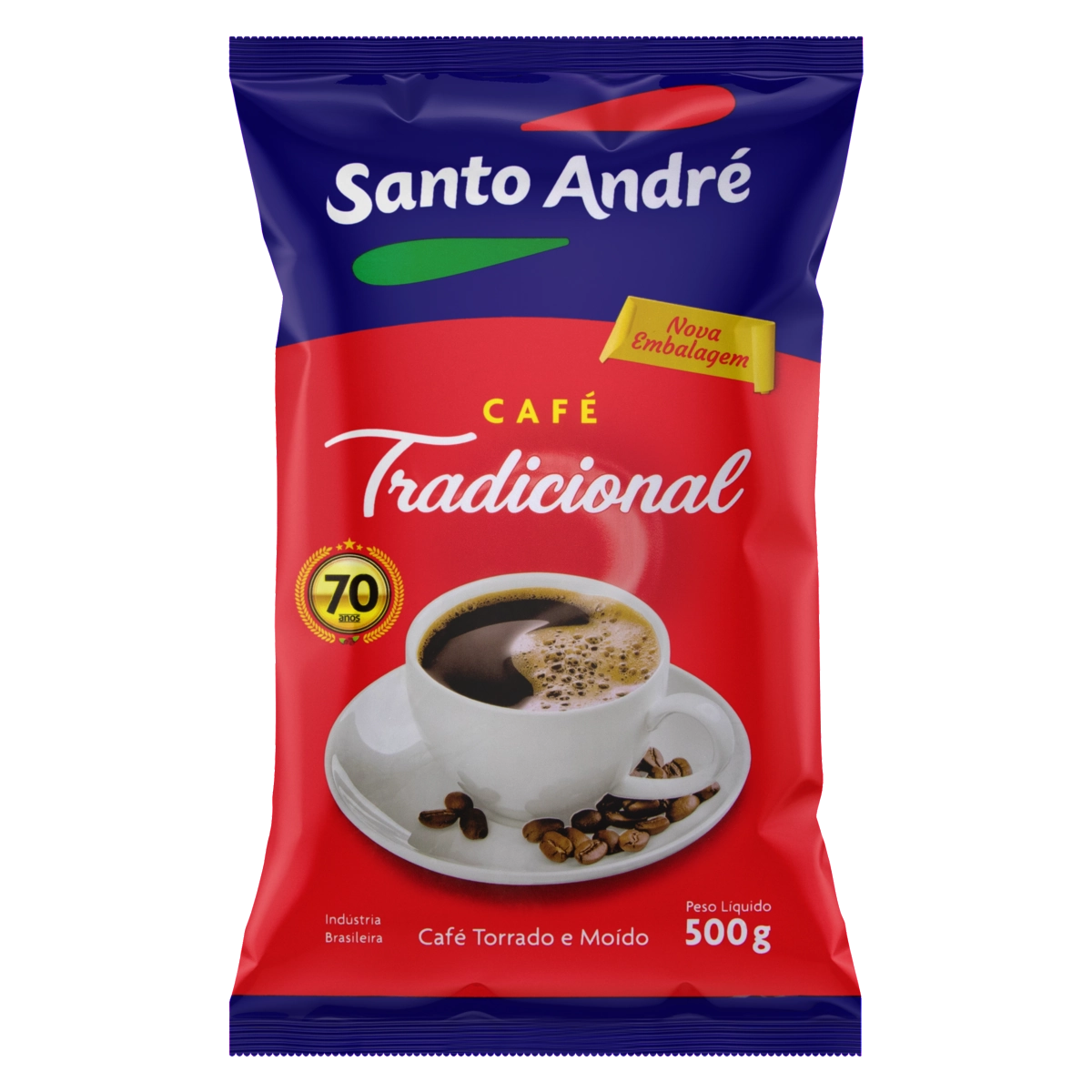 Café Torrado E Moído Tradicional Santo André Pacote 500g