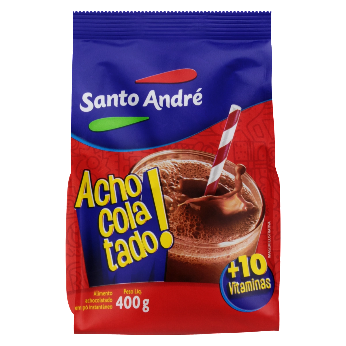 Achocolatado Pó Zero Lactose Santo André Pacote 400g