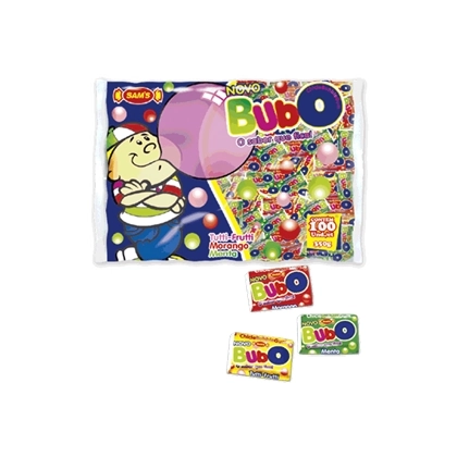 Chicle Bubo Sam S Sortido 100unidade
