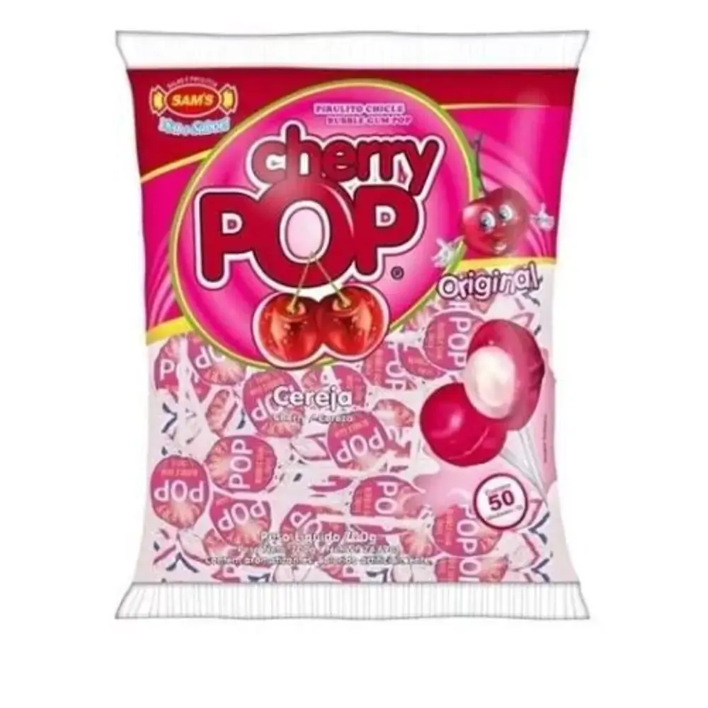 Pirulito Cherry Pop Sam S Cereja