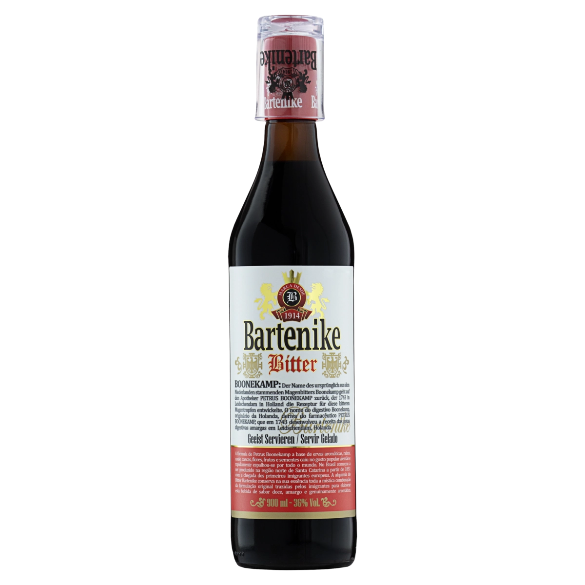 Aperitivo Bitter Bartenike Garrafa 900ml