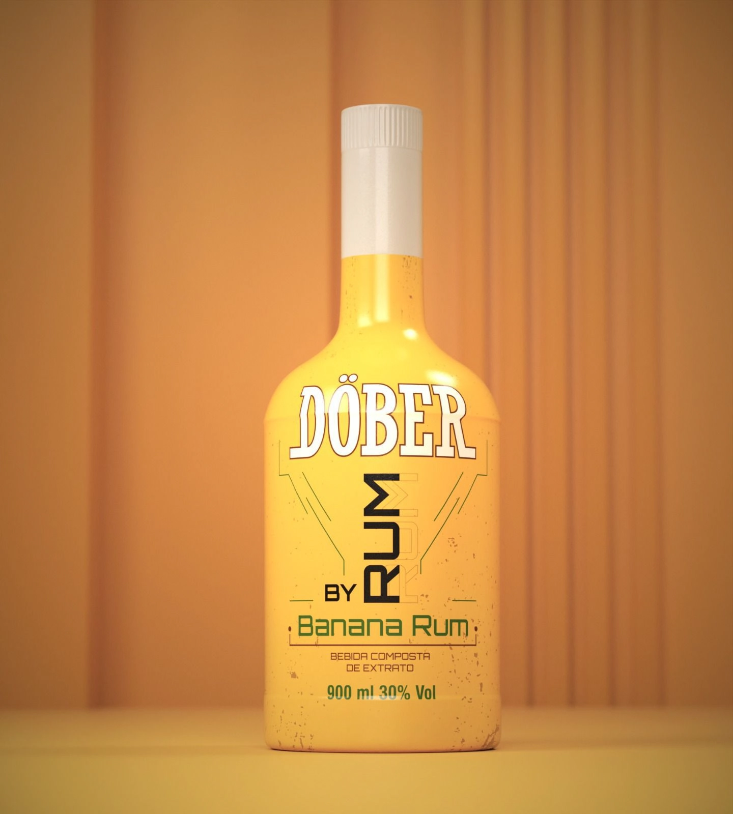 Gin Dober 900ml Banana