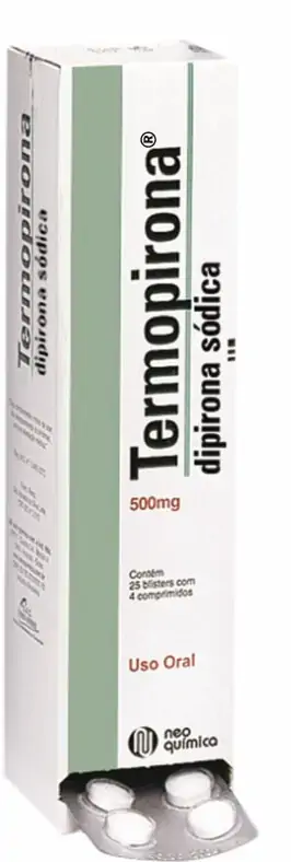 Termopirona 500 Mg 100 Comprimidos Neo Química Similar