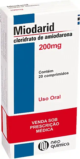 Miodarid 200 Mg 20 Comprimidos Neo Química Similar